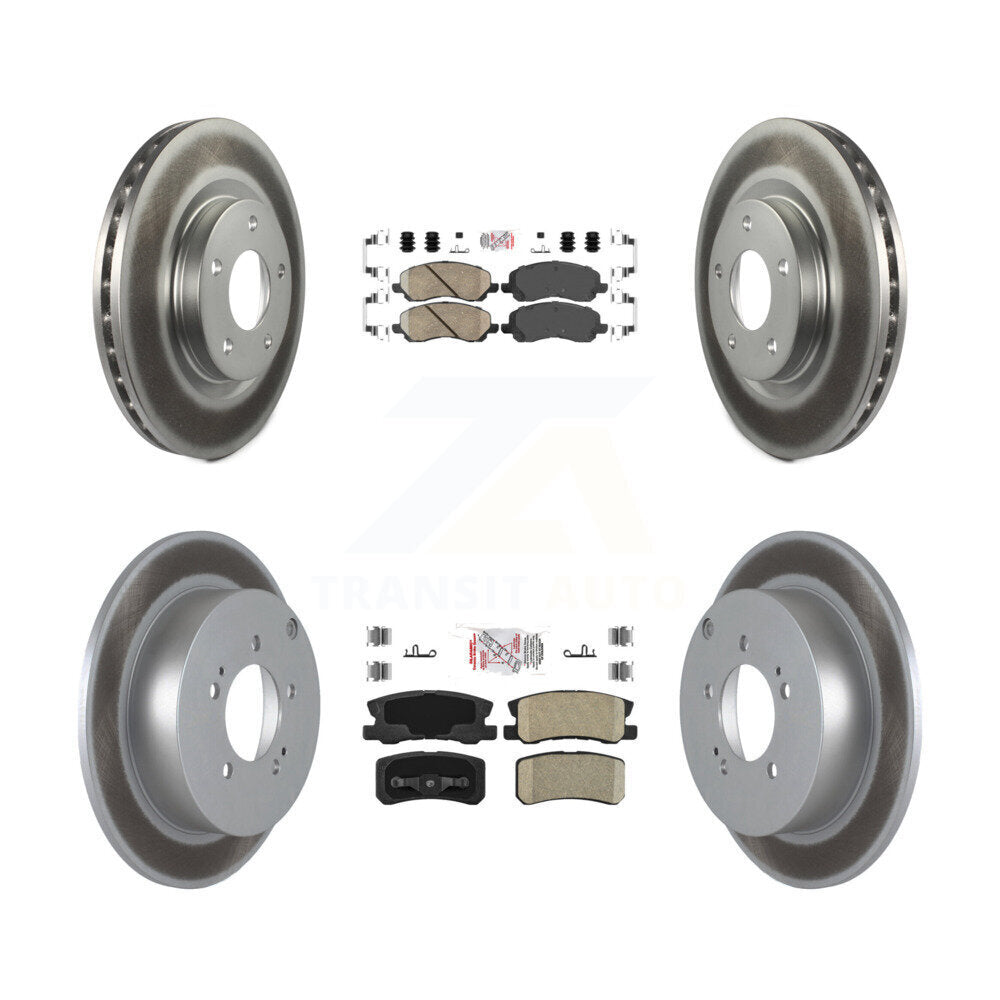 Transit Auto KGA-103131 Disc Brake Kit for 2007-2013 Mitsubishi Outlander - Front and Rear