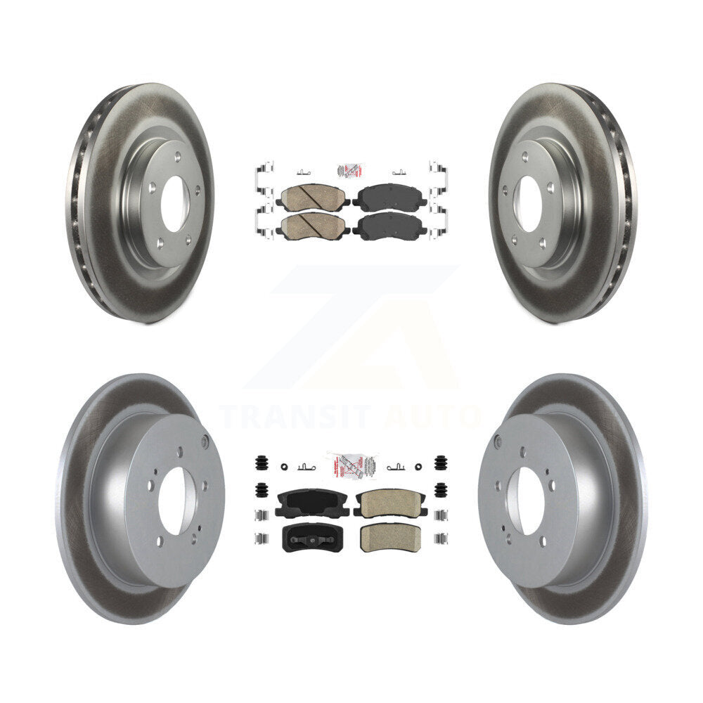 Transit Auto KGA-103132 Disc Brake Kit for 2007-2013 Mitsubishi Outlander - Front and Rear