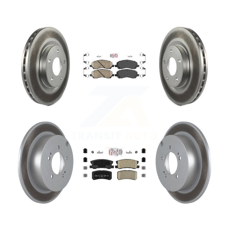 Transit Auto KGA-103132 Disc Brake Kit for 2007-2013 Mitsubishi Outlander - Front and Rear