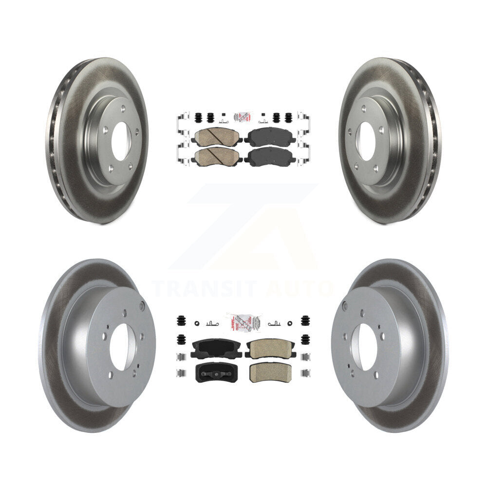 Transit Auto KGA-103133 Disc Brake Kit for 2007-2013 Mitsubishi Outlander - Front and Rear