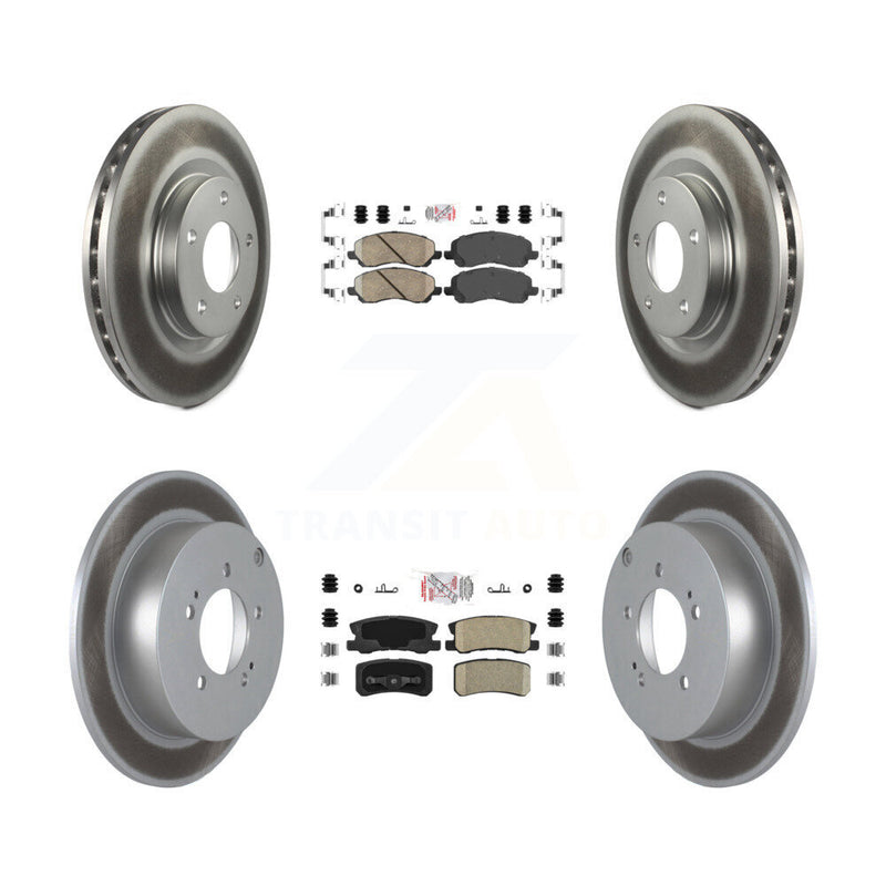 Transit Auto KGA-103133 Disc Brake Kit for 2007-2013 Mitsubishi Outlander - Front and Rear
