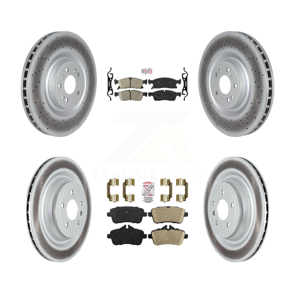 Transit Auto KGA-103135 Disc Brake Kit for 2015-2019 Mercedes-Benz GLS450, Mercedes-Benz ML250 - Front and Rear