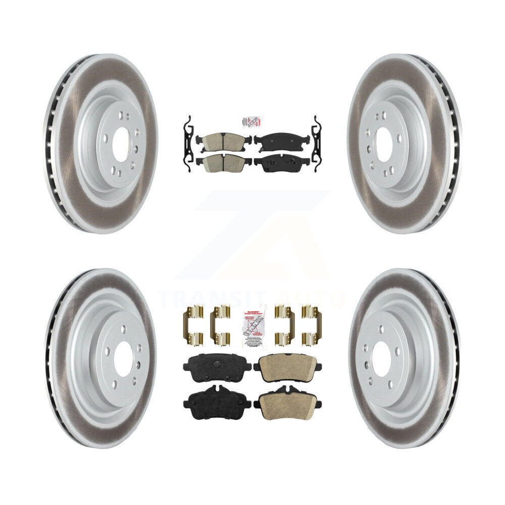 Transit Auto KGA-103139 Disc Brake Kit for 2013-2019 Mercedes-Benz GLS450, Mercedes-Benz GL450, Mercedes-Benz GL350 - Front and Rear