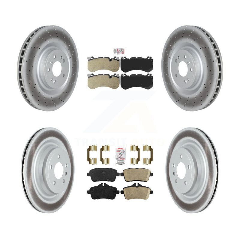 Transit Auto KGA-103140 Disc Brake Kit for 2014-2015 Mercedes-Benz ML63 AMG - Front and Rear
