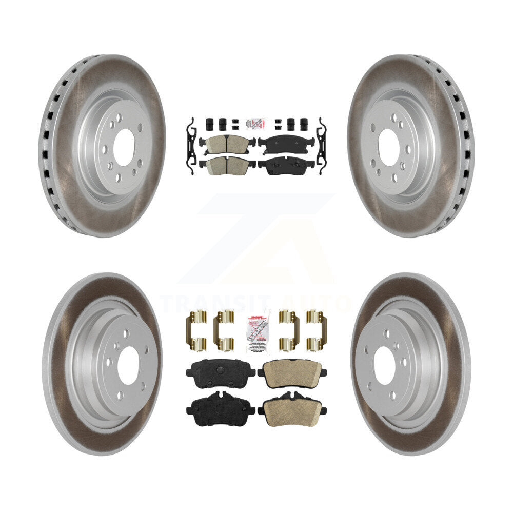 Transit Auto KGA-103142 Disc Brake Kit for 2012-2018 Mercedes-Benz GLE300d, Mercedes-Benz GLE350 and More - Front and Rear