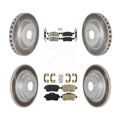 Transit Auto KGA-103143 Disc Brake Kit for 2012-2018 Mercedes-Benz GLE300d, Mercedes-Benz GLE350 and More - Front and Rear