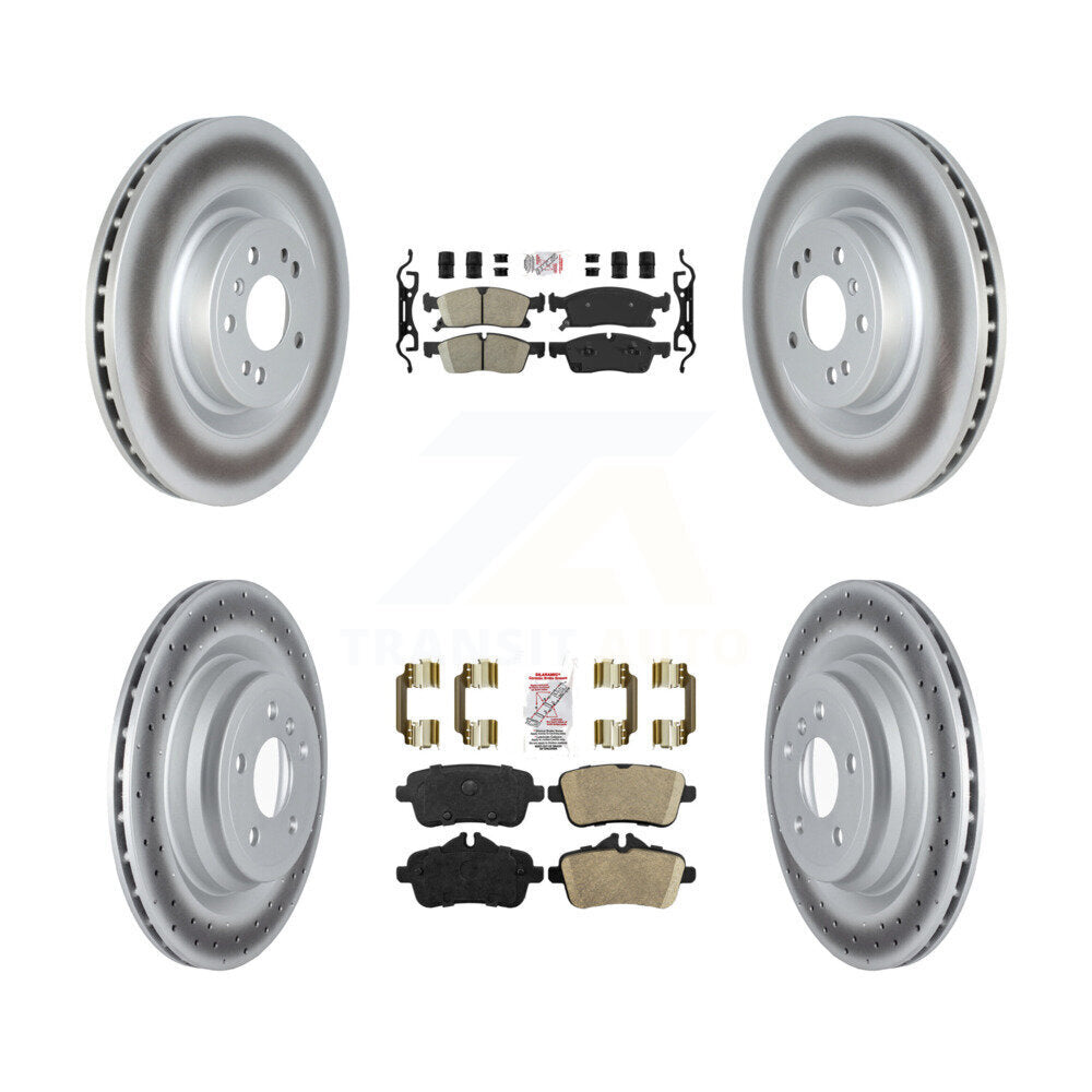Transit Auto KGA-103144 Disc Brake Kit for 2016-2018 Mercedes-Benz GLE400 - Front and Rear