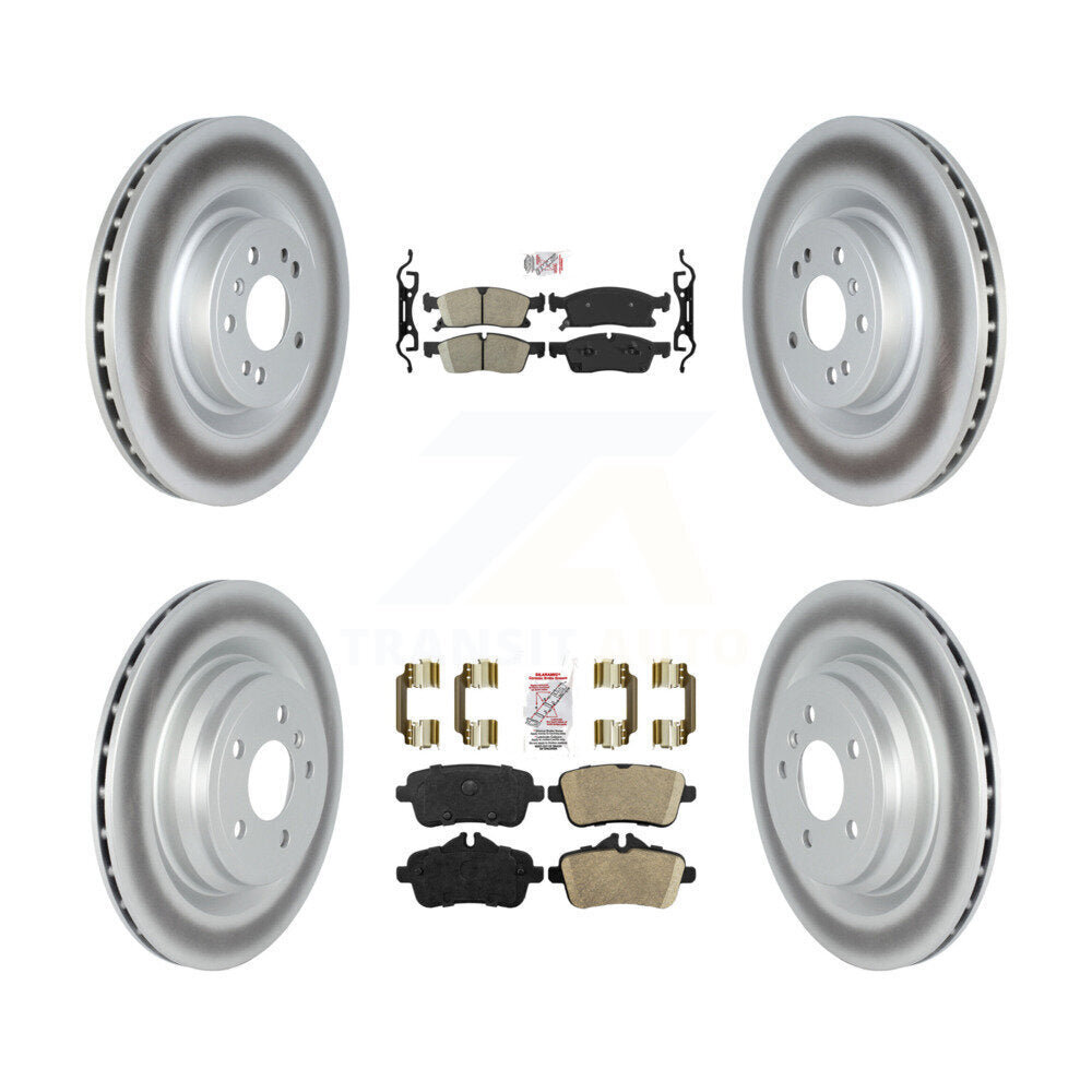 Transit Auto KGA-103147 Disc Brake Kit for 2016-2018 Mercedes-Benz GLE400 - Front and Rear