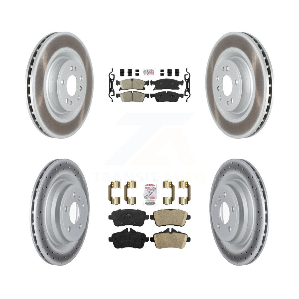 Transit Auto KGA-103148 Disc Brake Kit for 2016-2019 Mercedes-Benz GLE400 - Front and Rear