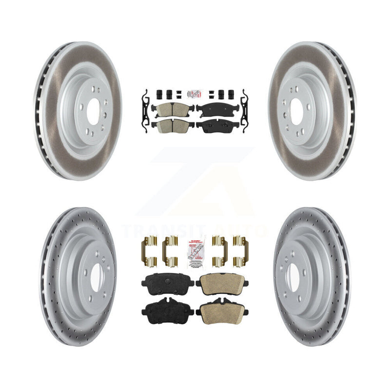 Transit Auto KGA-103148 Disc Brake Kit for 2016-2019 Mercedes-Benz GLE400 - Front and Rear