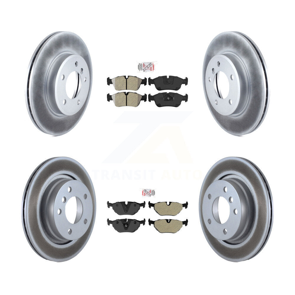 Transit Auto KGA-103156 Disc Brake Kit for 1998-2006 BMW 325Ci, BMW 325i and More - Front and Rear