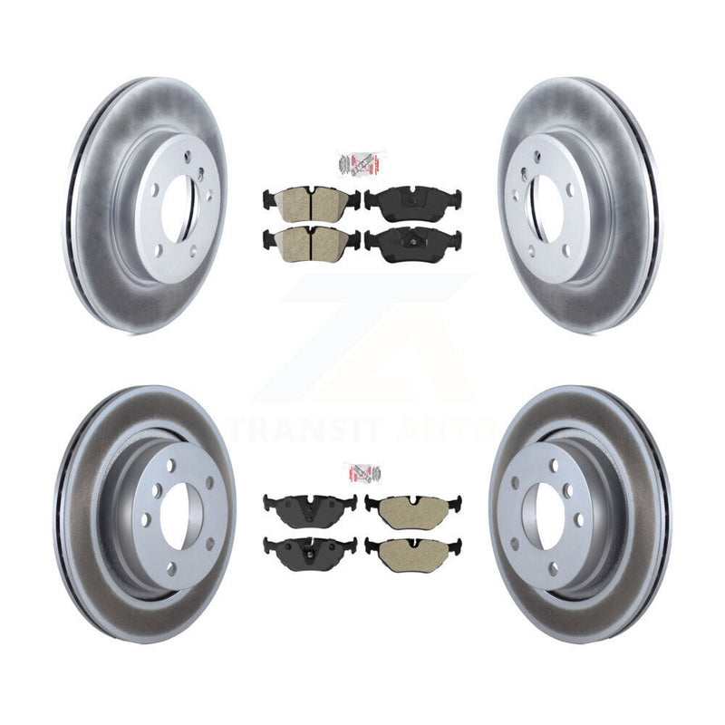 Transit Auto KGA-103156 Disc Brake Kit for 1998-2006 BMW 325Ci, BMW 325i and More - Front and Rear