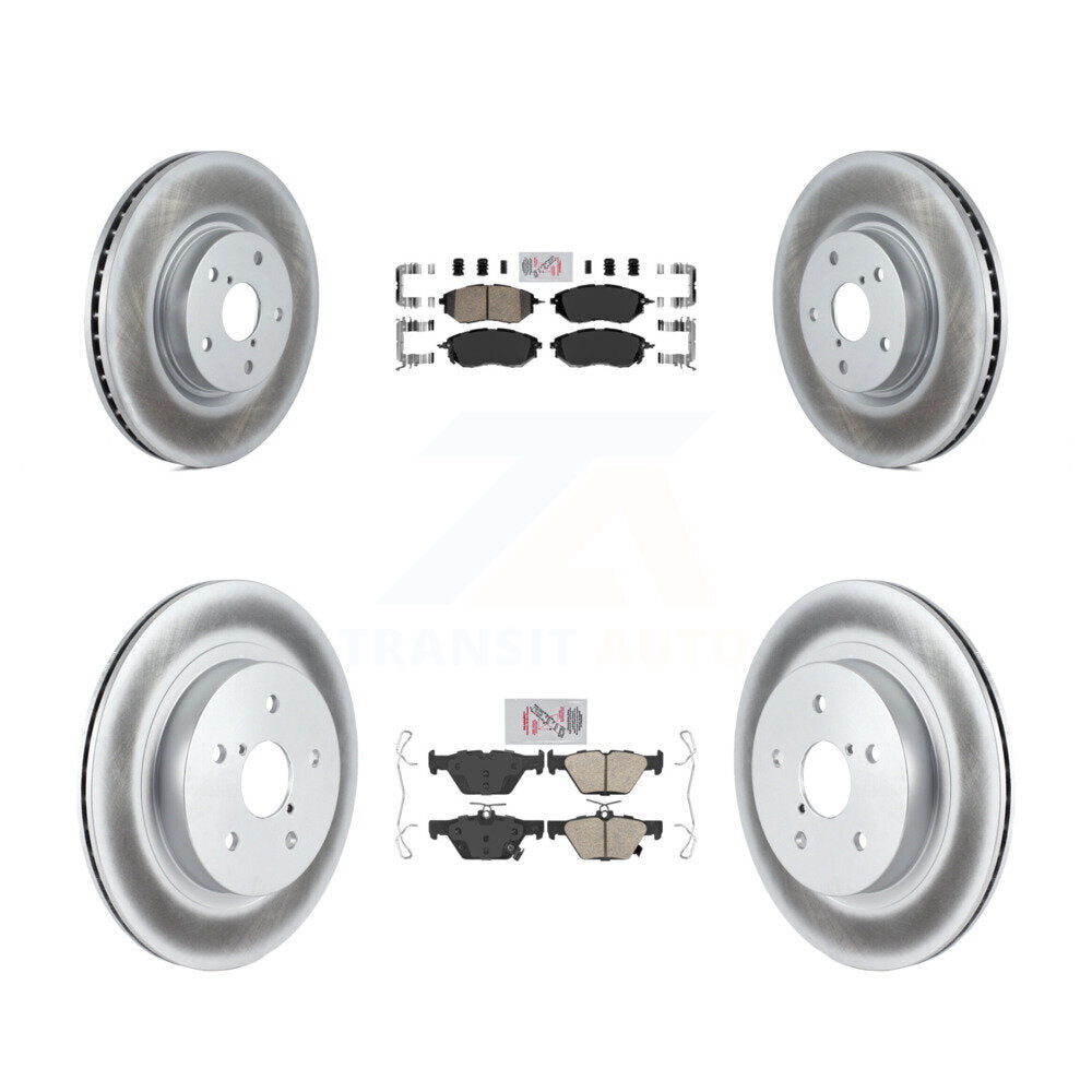 Transit Auto KGA-103160 Disc Brake Kit for 2015-2021 Subaru WRX, Subaru Legacy, Subaru Outback - Front and Rear