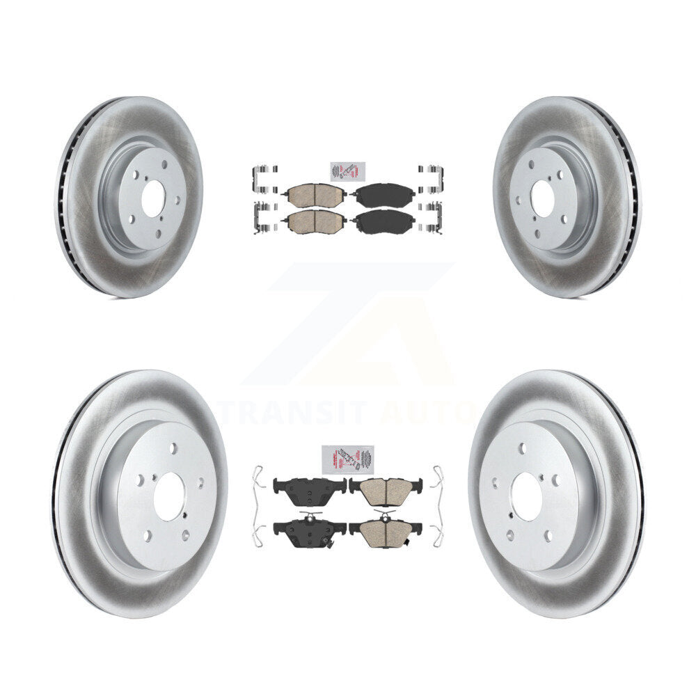 Transit Auto KGA-103161 Disc Brake Kit for 2015-2021 Subaru WRX, Subaru Legacy, Subaru Outback - Front and Rear