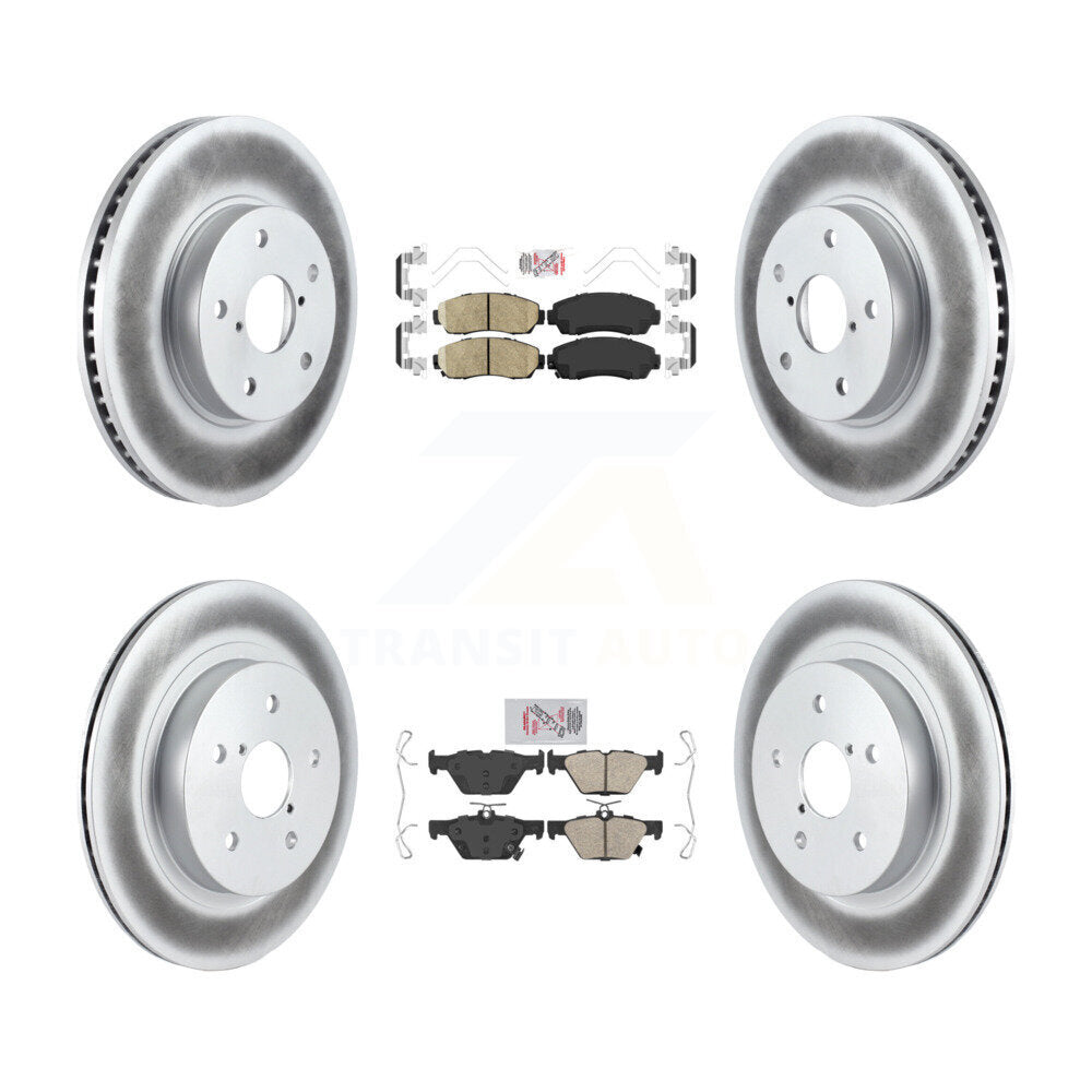 Transit Auto KGA-103164 Disc Brake Kit for 2016-2019 Subaru Legacy - Front and Rear