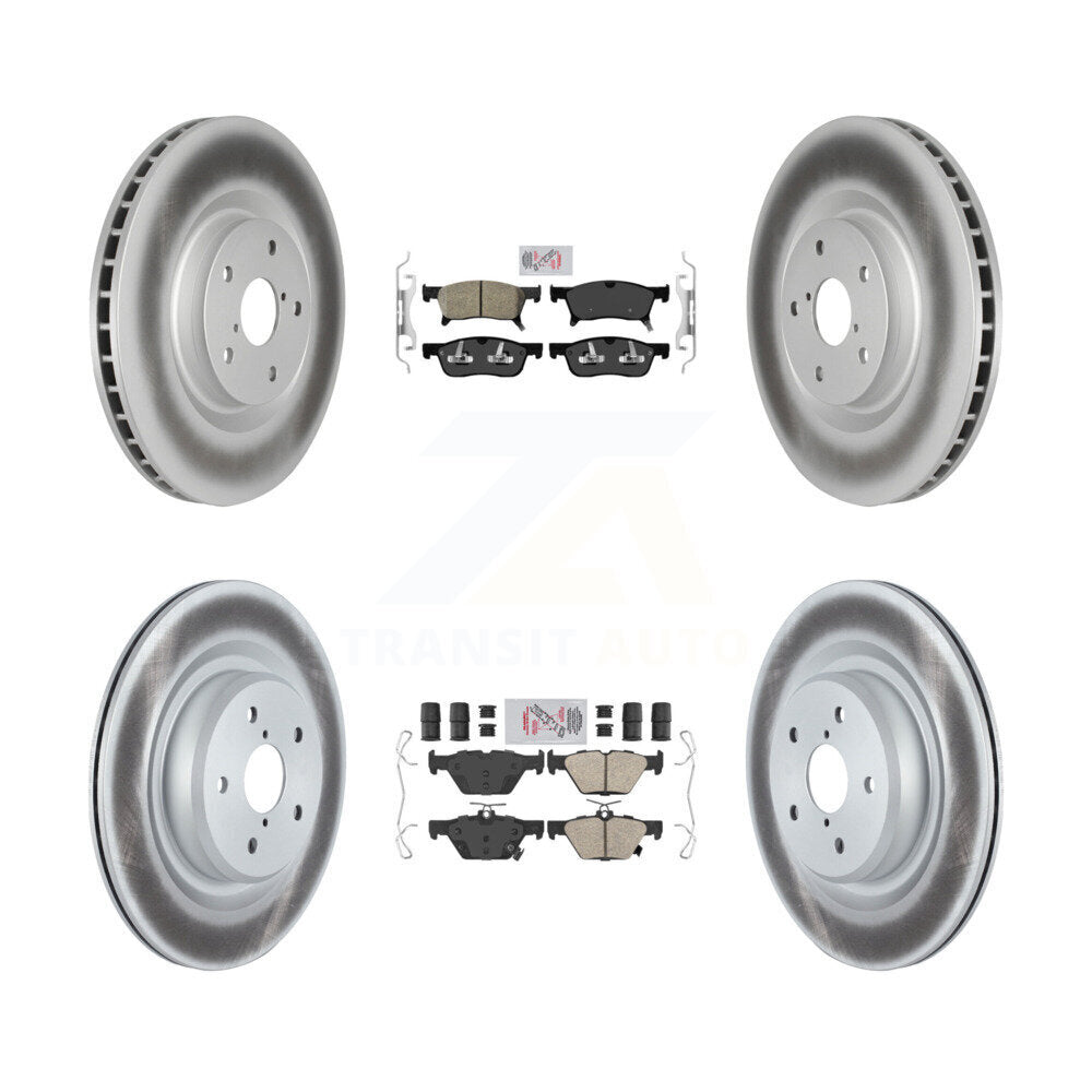 Transit Auto KGA-103166 Disc Brake Kit for 2019-2024 Subaru Ascent - Front and Rear