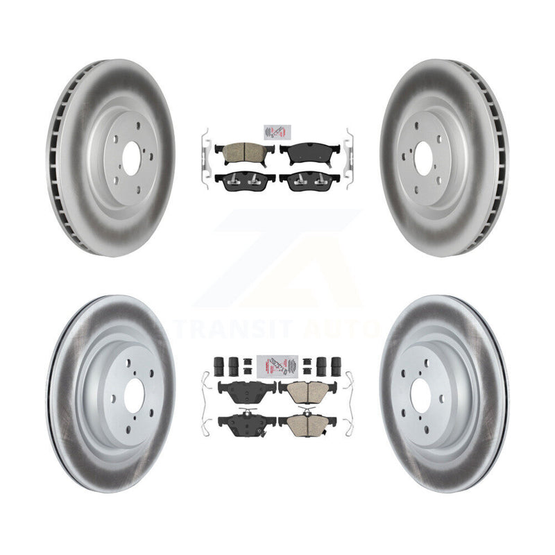 Transit Auto KGA-103166 Disc Brake Kit for 2019-2024 Subaru Ascent - Front and Rear