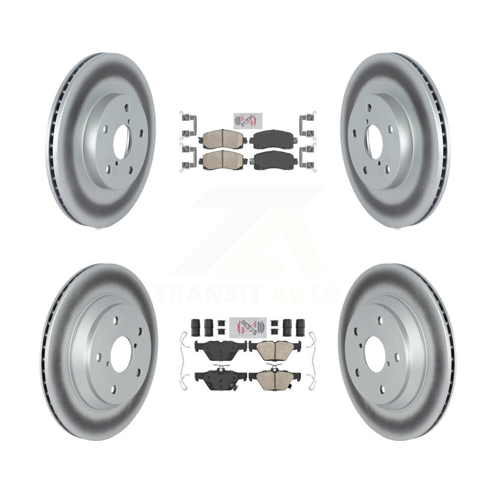 Transit Auto KGA-103168 Disc Brake Kit for 2019-2022 Subaru Forester - Front and Rear