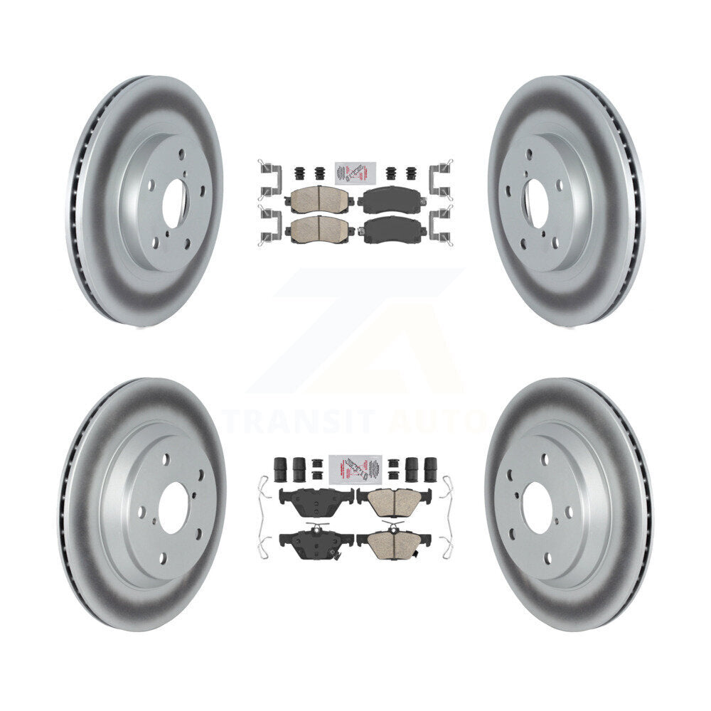 Transit Auto KGA-103169 Disc Brake Kit for 2019-2022 Subaru Forester - Front and Rear