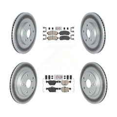 Transit Auto KGA-103169 Disc Brake Kit for 2019-2022 Subaru Forester - Front and Rear