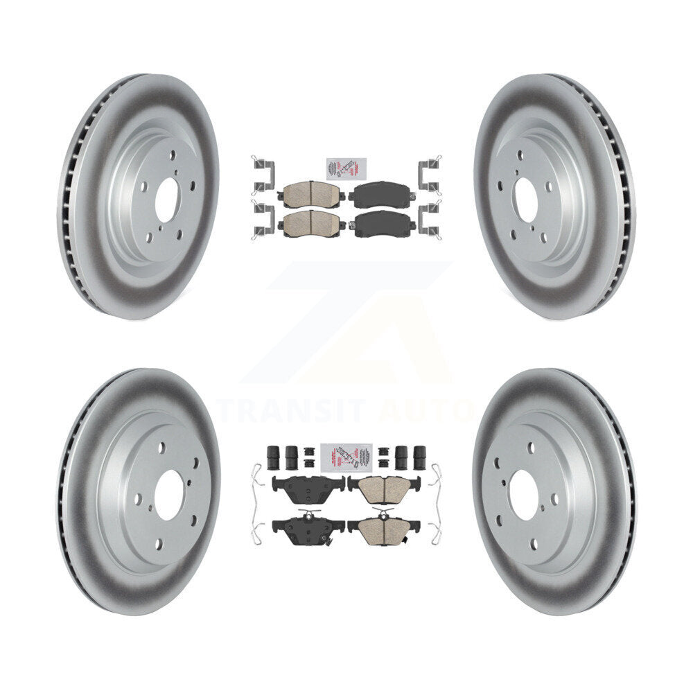 Transit Auto KGA-103170 Disc Brake Kit for 2019-2024 Subaru Crosstrek, Subaru Forester - Front and Rear