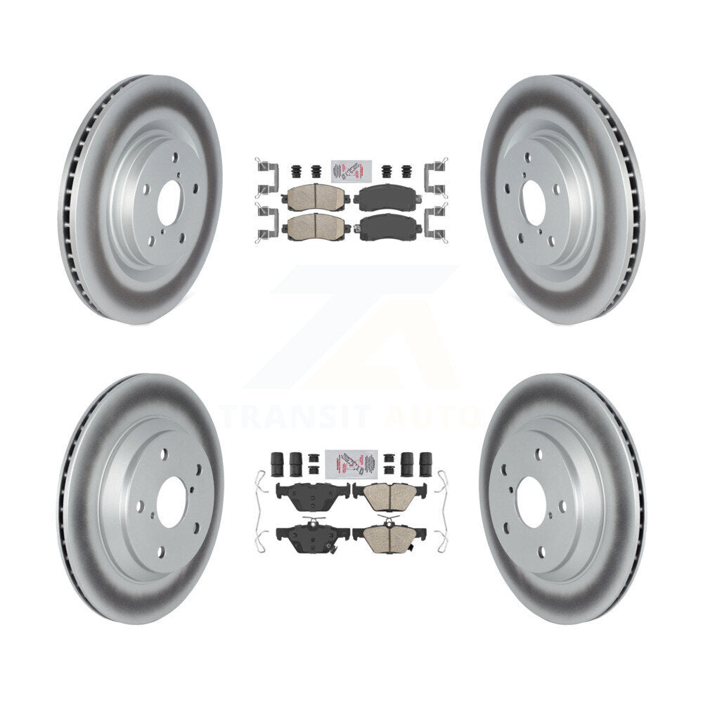 Transit Auto KGA-103171 Disc Brake Kit for 2019-2024 Subaru Crosstrek, Subaru Forester - Front and Rear