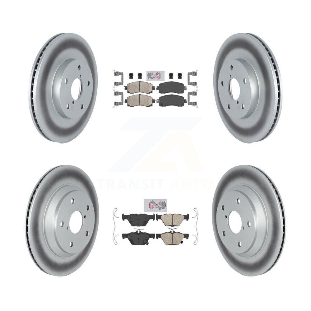 Transit Auto KGA-103173 Disc Brake Kit for 2019-2022 Subaru Forester - Front and Rear
