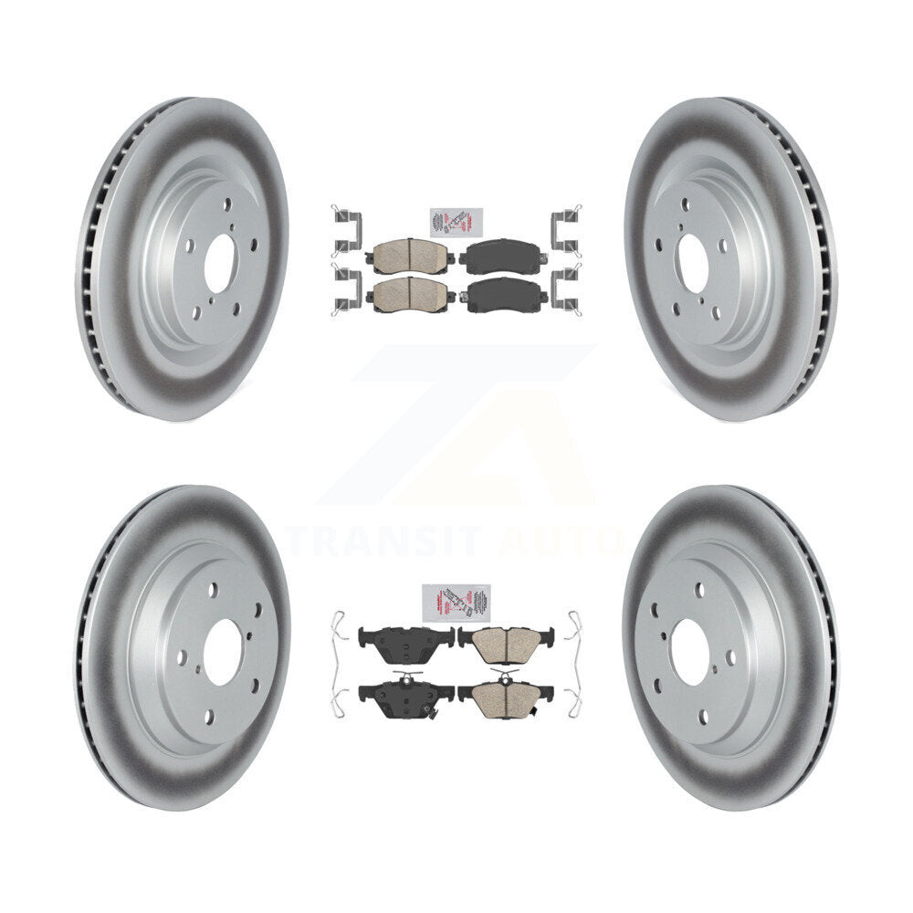 Transit Auto KGA-103174 Disc Brake Kit for 2019-2024 Subaru Crosstrek, Subaru Forester - Front and Rear