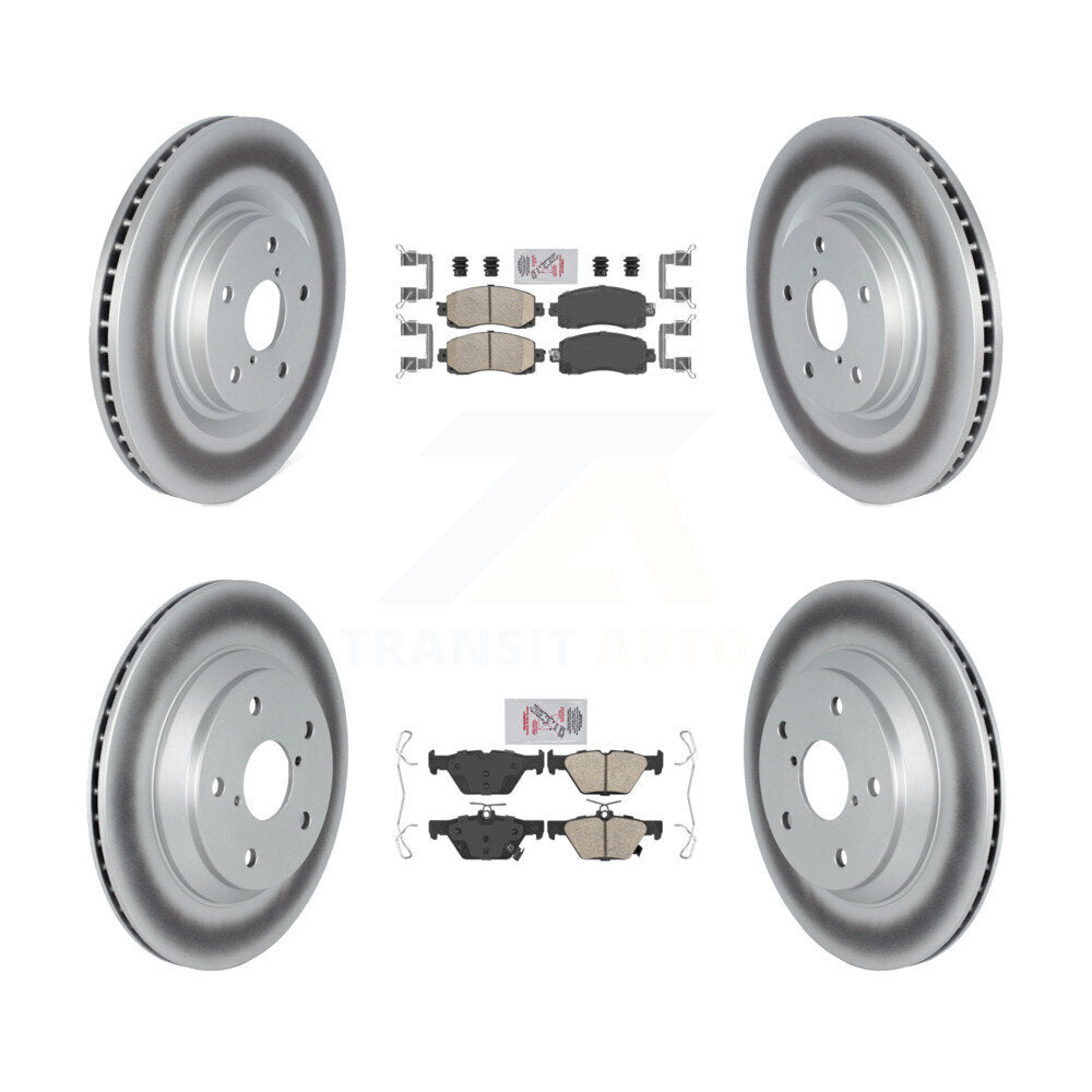 Transit Auto KGA-103175 Disc Brake Kit for 2019-2024 Subaru Crosstrek, Subaru Forester - Front and Rear