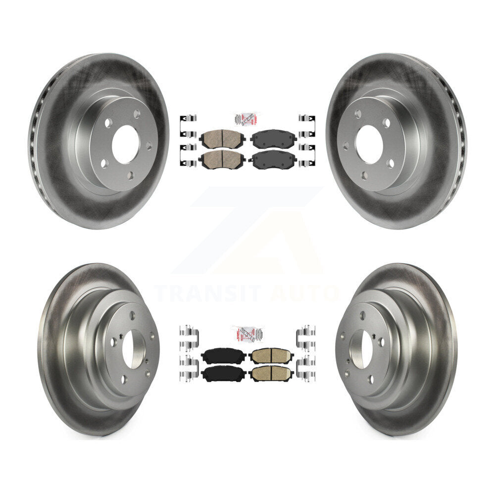 Transit Auto KGA-103176 Disc Brake Kit for 2003-2007 Saab 9-2X, Subaru Impreza - Front and Rear