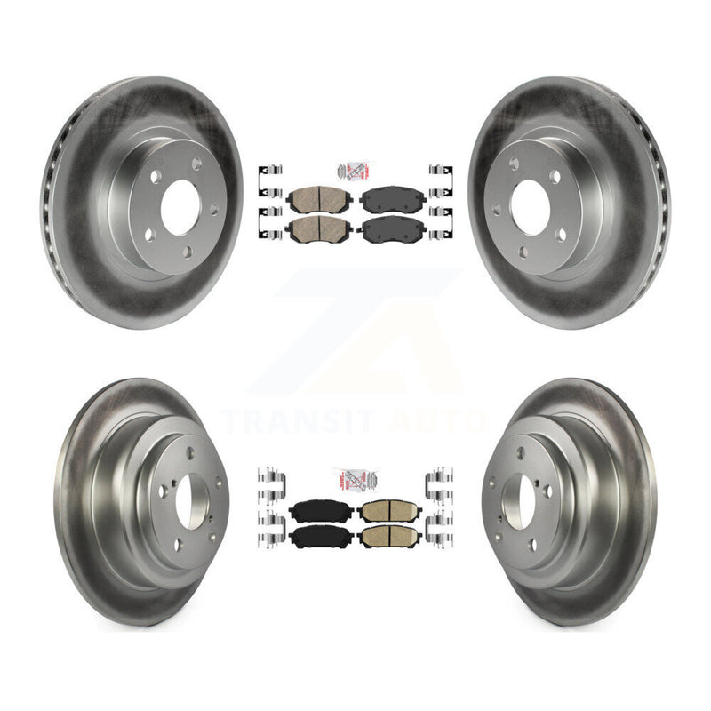 Transit Auto KGA-103176 Disc Brake Kit for 2003-2007 Saab 9-2X, Subaru Impreza - Front and Rear