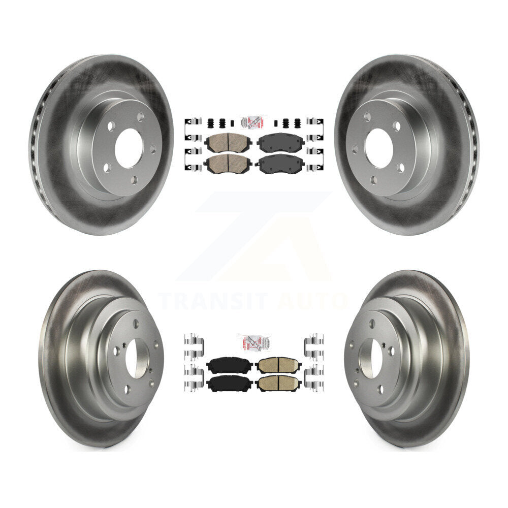Transit Auto KGA-103177 Disc Brake Kit for 2003-2007 Saab 9-2X, Subaru Impreza - Front and Rear