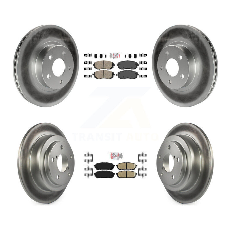 Transit Auto KGA-103177 Disc Brake Kit for 2003-2007 Saab 9-2X, Subaru Impreza - Front and Rear