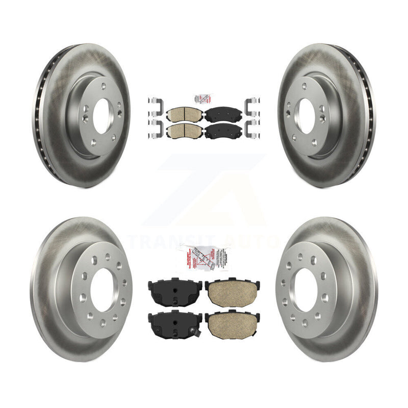 Transit Auto KGA-103184 Disc Brake Kit for 2004-2008 Hyundai Tiburon - Front and Rear