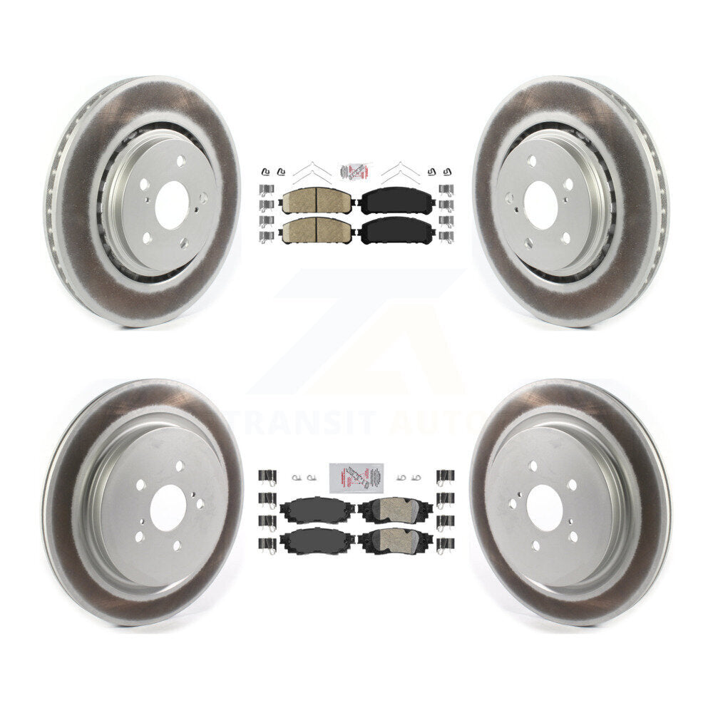 Transit Auto KGA-103189 Disc Brake Kit for 2016-2022 Lexus RX350, Lexus RX350L and More - Front and Rear