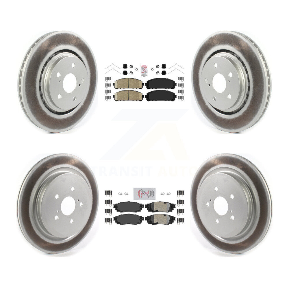 Transit Auto KGA-103190 Disc Brake Kit for 2016-2022 Lexus RX350, Lexus RX350L and More - Front and Rear