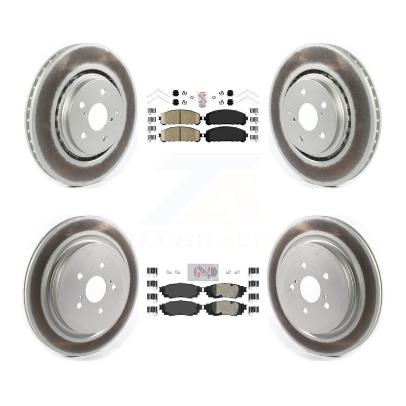 Transit Auto KGA-103190 Disc Brake Kit for 2016-2022 Lexus RX350, Lexus RX350L and More - Front and Rear