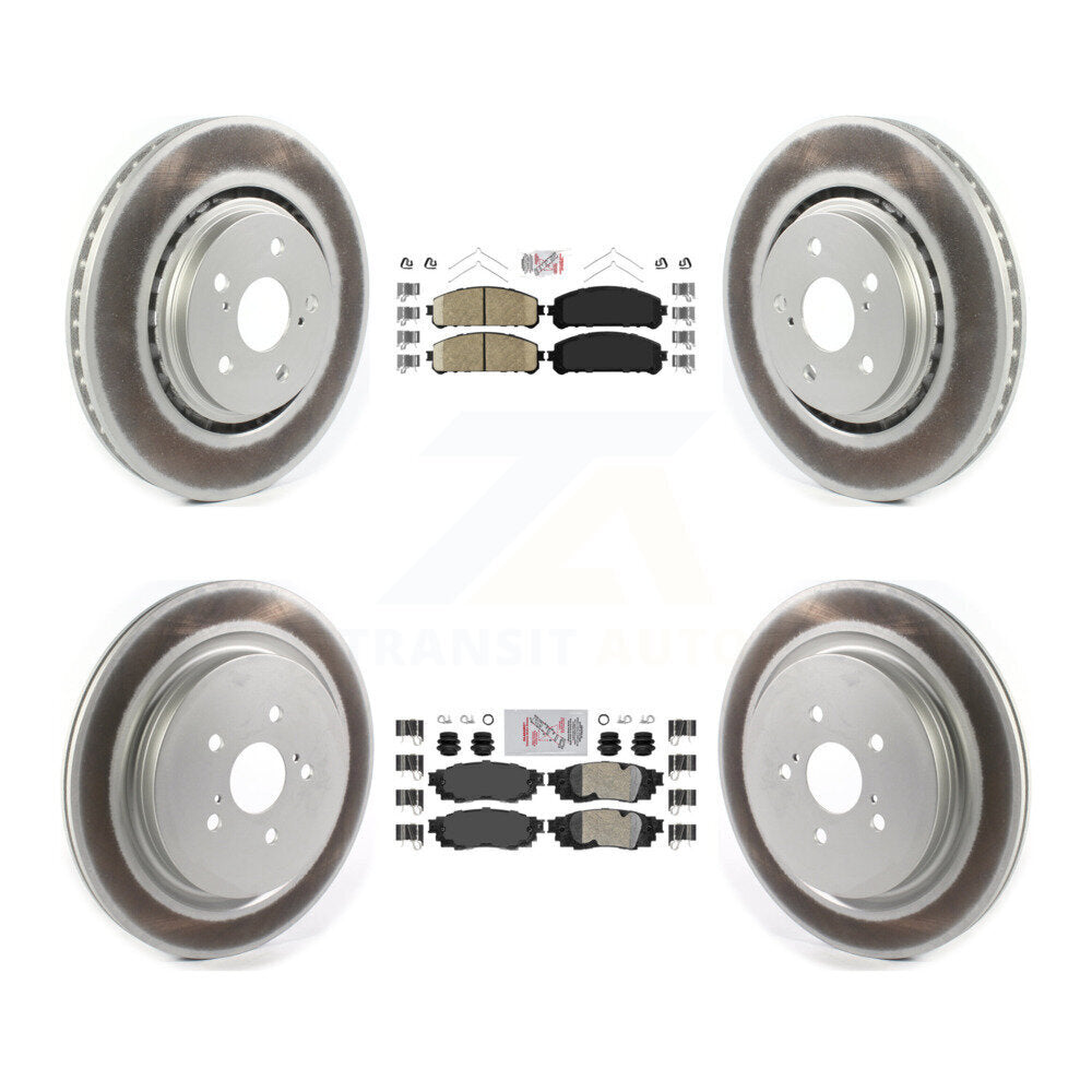 Transit Auto KGA-103191 Disc Brake Kit for 2016-2022 Lexus RX350, Lexus RX350L and More - Front and Rear