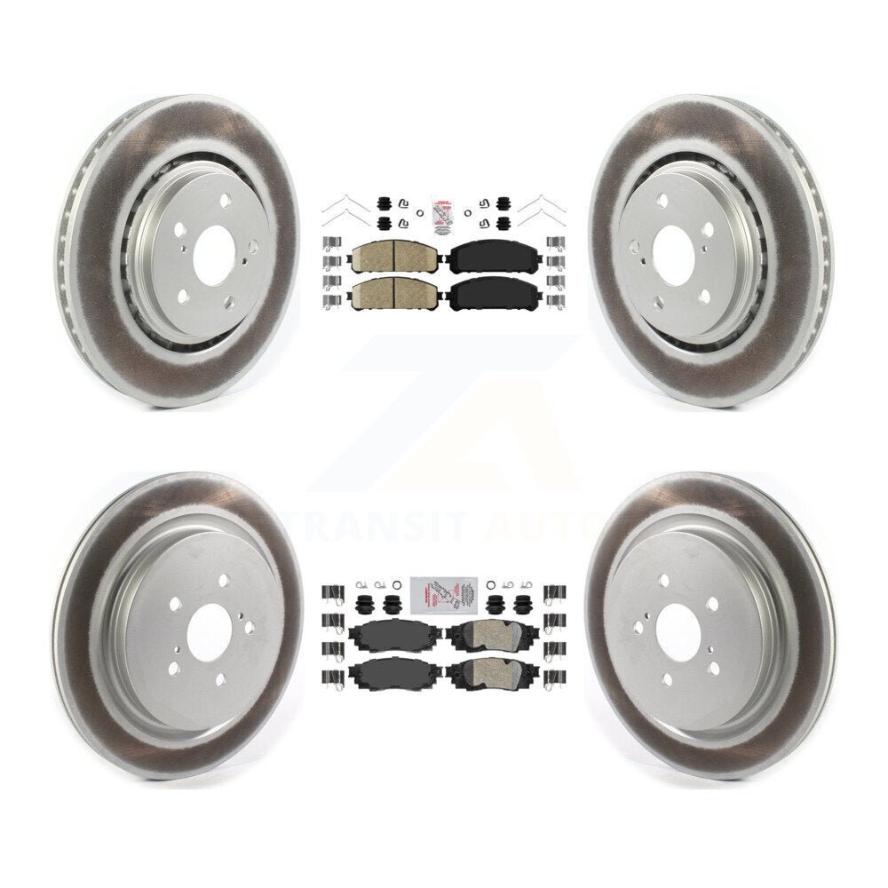 Transit Auto KGA-103192 Disc Brake Kit for 2016-2022 Lexus RX350, Lexus RX350L and More - Front and Rear