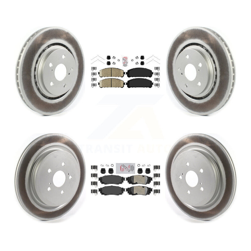Transit Auto KGA-103192 Disc Brake Kit for 2016-2022 Lexus RX350, Lexus RX350L and More - Front and Rear