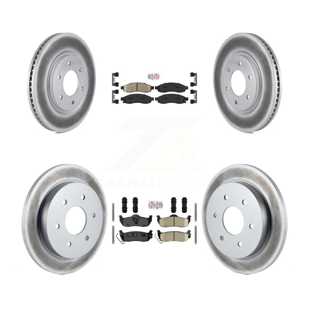 Transit Auto KGA-103201 Disc Brake Kit for 2007 Nissan TITAN - Front and Rear
