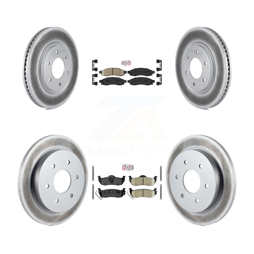 Transit Auto KGA-103202 Disc Brake Kit for 2007 Nissan TITAN - Front and Rear