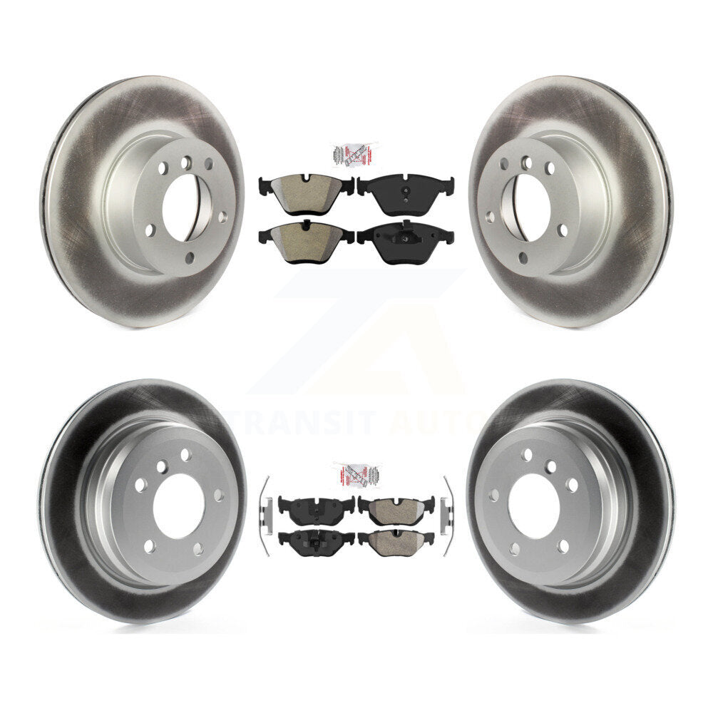 Transit Auto KGA-103206 Disc Brake Kit for 2008-2015 BMW X1, BMW 328i and More - Front and Rear