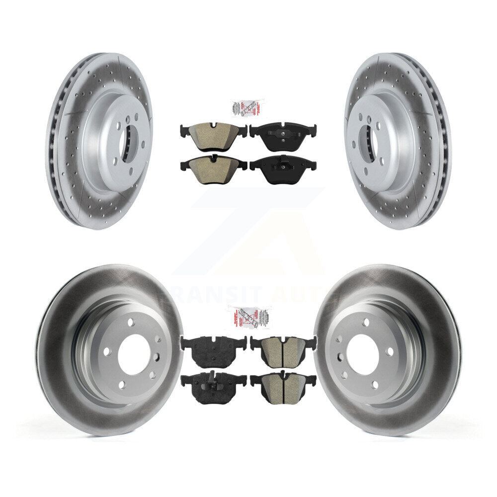 Transit Auto KGA-103208 Disc Brake Kit for 2012 BMW 335i - Front and Rear