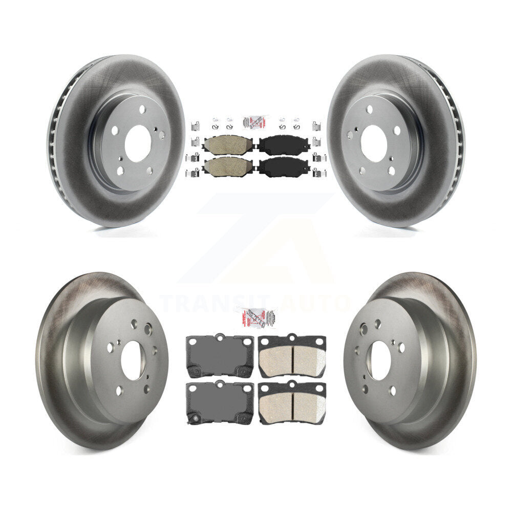 Transit Auto KGA-103211 Disc Brake Kit for 2006-2011 Lexus IS250 - Front and Rear