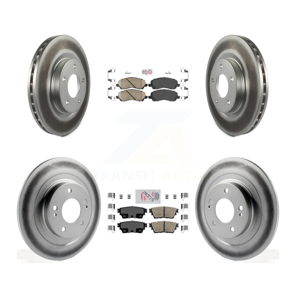 Transit Auto KGA-103214 Disc Brake Kit for 2017-2020 Mitsubishi Outlander - Front and Rear