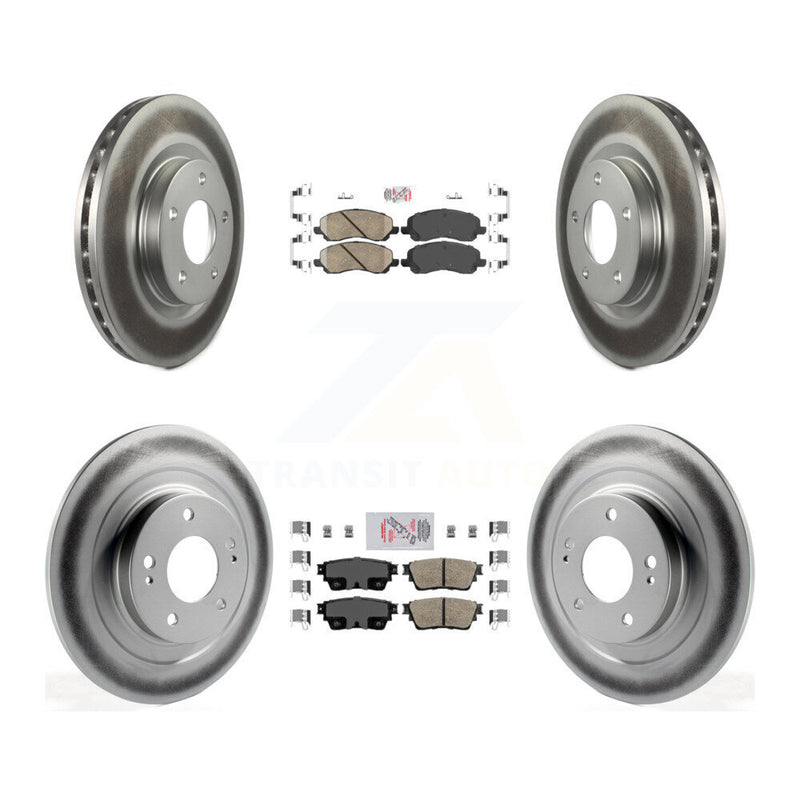 Transit Auto KGA-103214 Disc Brake Kit for 2017-2020 Mitsubishi Outlander - Front and Rear