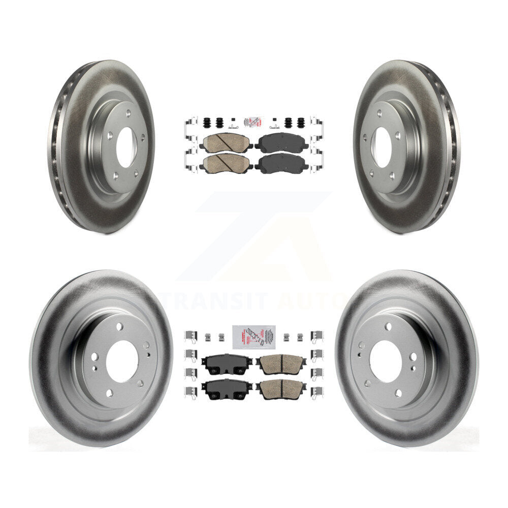 Transit Auto KGA-103215 Disc Brake Kit for 2017-2020 Mitsubishi Outlander - Front and Rear
