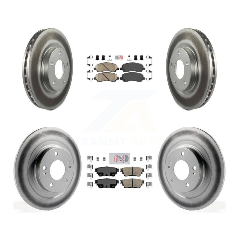 Transit Auto KGA-103215 Disc Brake Kit for 2017-2020 Mitsubishi Outlander - Front and Rear