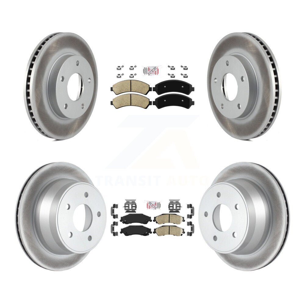Transit Auto KGA-103224 Disc Brake Kit for 1997-2005 GMC Jimmy, Chevrolet S10 and More - Front and Rear